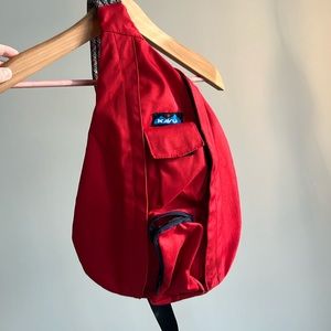 Red Kavu Rope Sling Bag